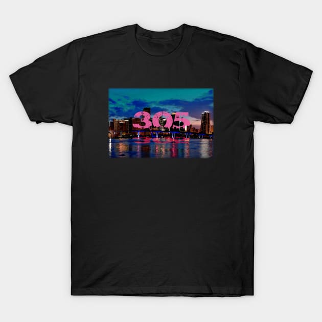 Miami 305 T-Shirt by marengo